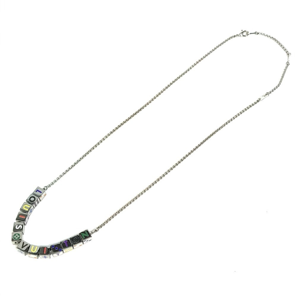 LOUIS VUITTON Silver Necklace - Picture 2 of 11